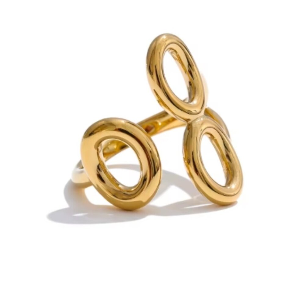Women's Gold Ring, Adjustable Ring, Women's Gold Jewelry, Modern Jewelry, Gift
